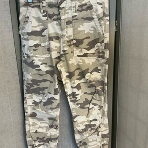 Ladies Camouflage Cargo Jogger Pants